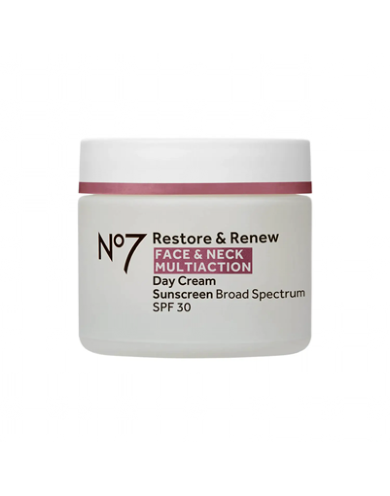 Boots No7 Restore & Renew Multi Action Face & Neck Day Cream SPF 30 50ml